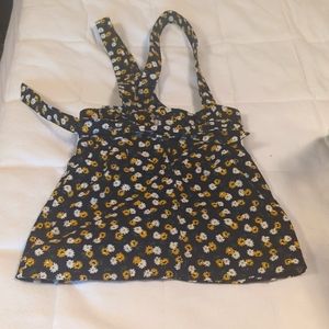 Corduroy Overall Skirt